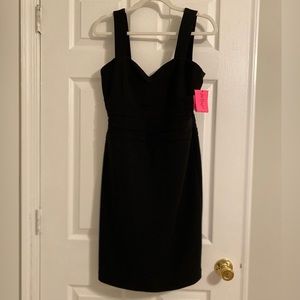 Women's Betsy Johnson Classic Black Dress knee length New with tags size: 8